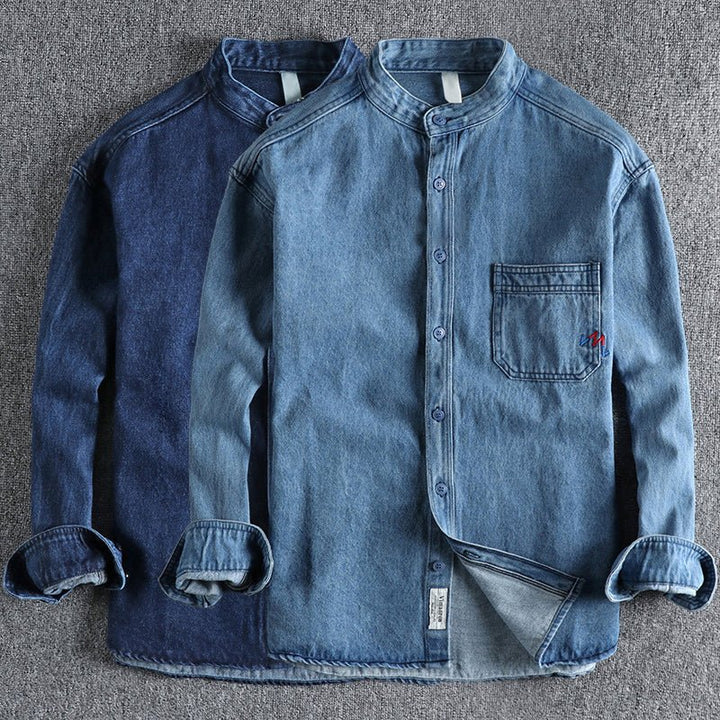 Tom Rains Washed Spring Denim Shirt - Intofa