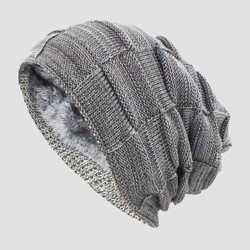 Vernon Knitted Slouchy Beanie - INTOFA