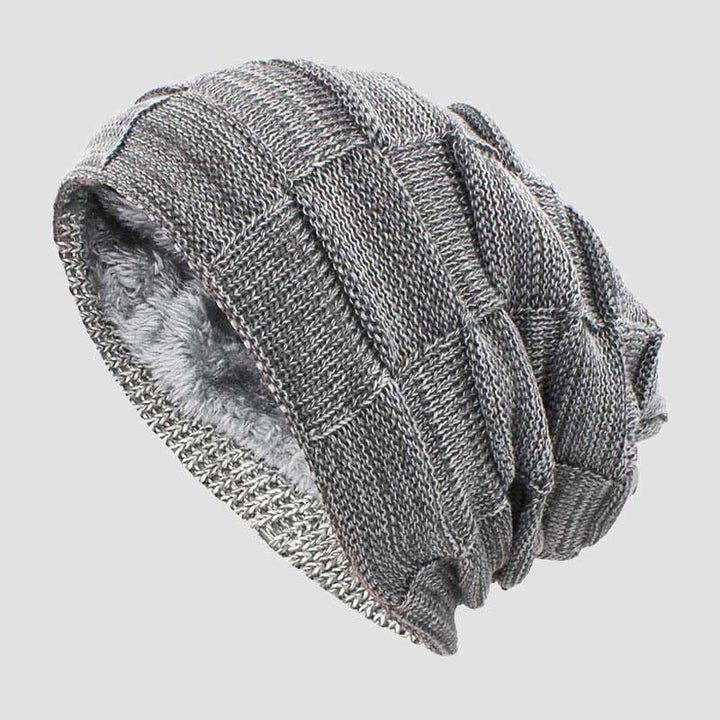Vernon Knitted Slouchy Beanie - INTOFA