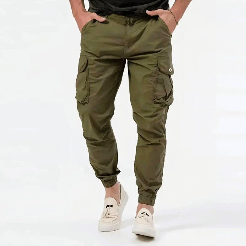 Victor Duval Cargo Pants with Elastic Cuffs - Intofa