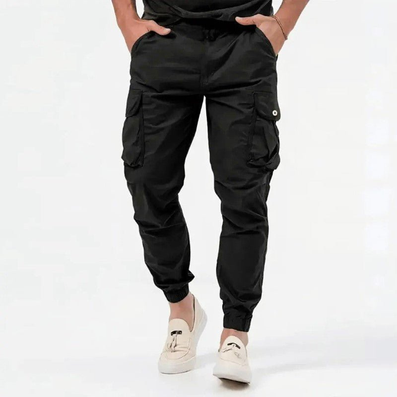 Victor Duval Cargo Pants with Elastic Cuffs - Intofa