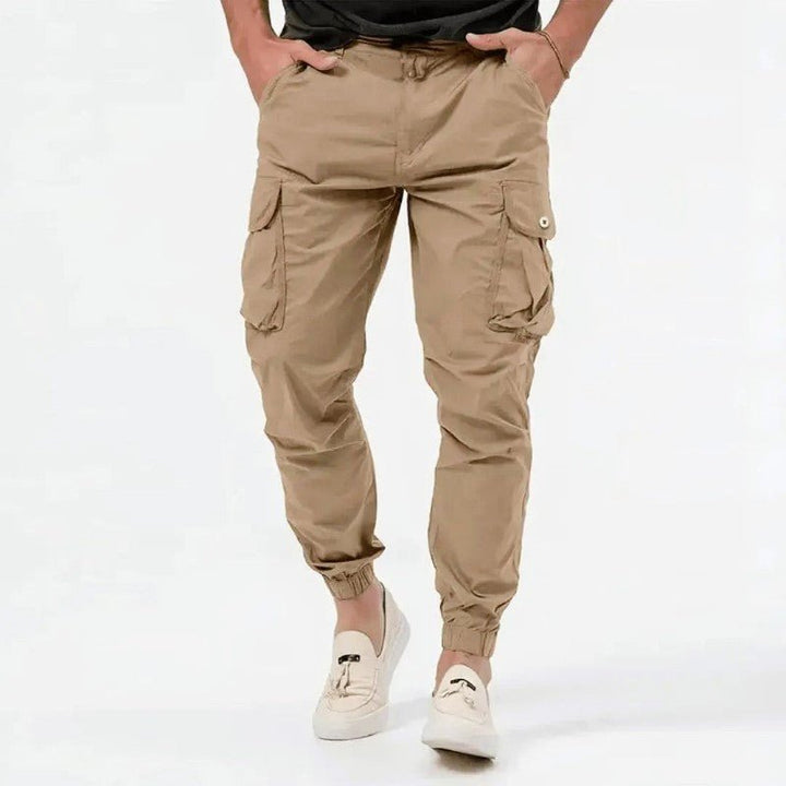 Victor Duval Cargo Pants with Elastic Cuffs - Intofa