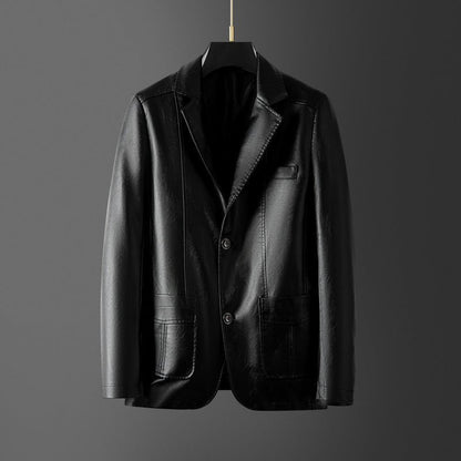 Victor Duval Executive Leather Coat - INTOFA