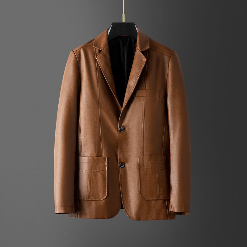 Victor Duval Executive Leather Coat - INTOFA