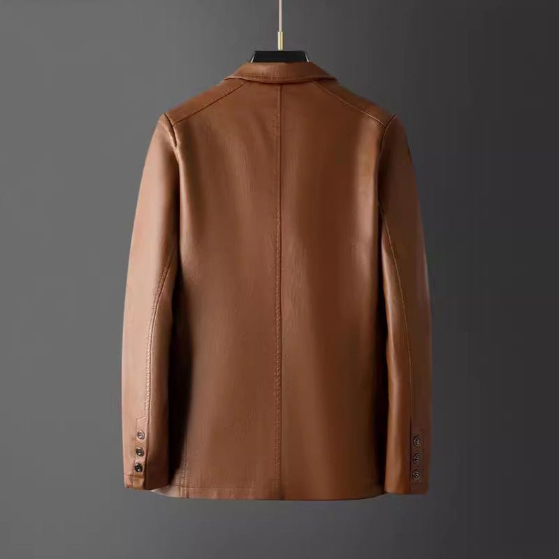 Victor Duval Executive Leather Coat - INTOFA