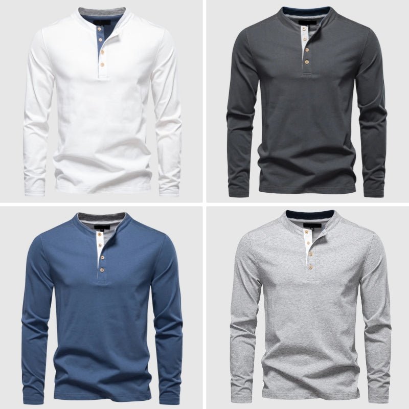 Victor Duval Irvington Henley Shirt - Intofa