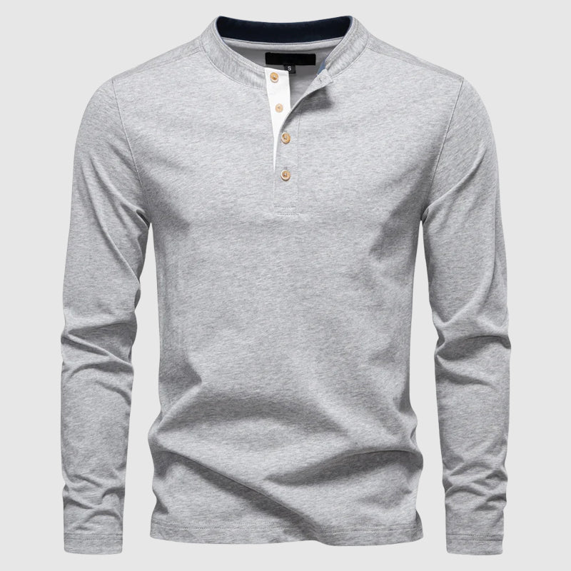 Victor Duval Irvington Henley Shirt - Intofa