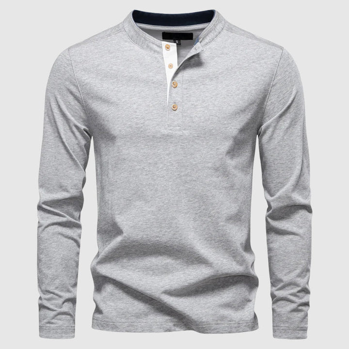 Victor Duval Irvington Henley Shirt - Intofa
