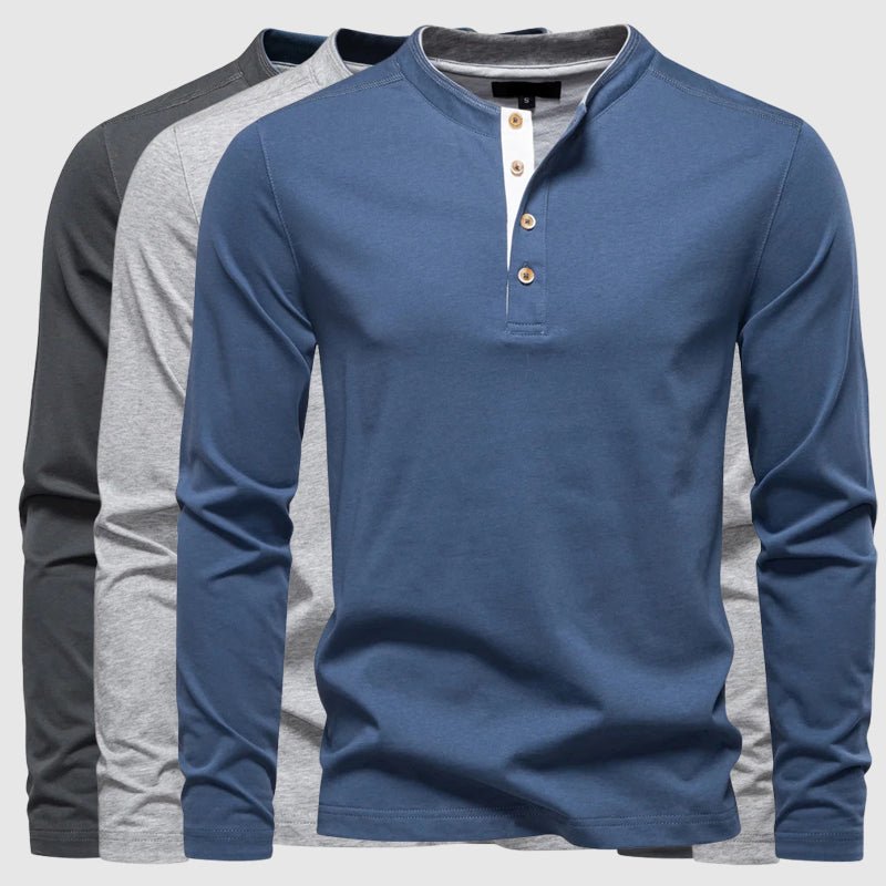 Victor Duval Irvington Henley Shirt - Intofa