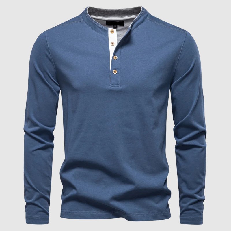 Victor Duval Irvington Henley Shirt - Intofa