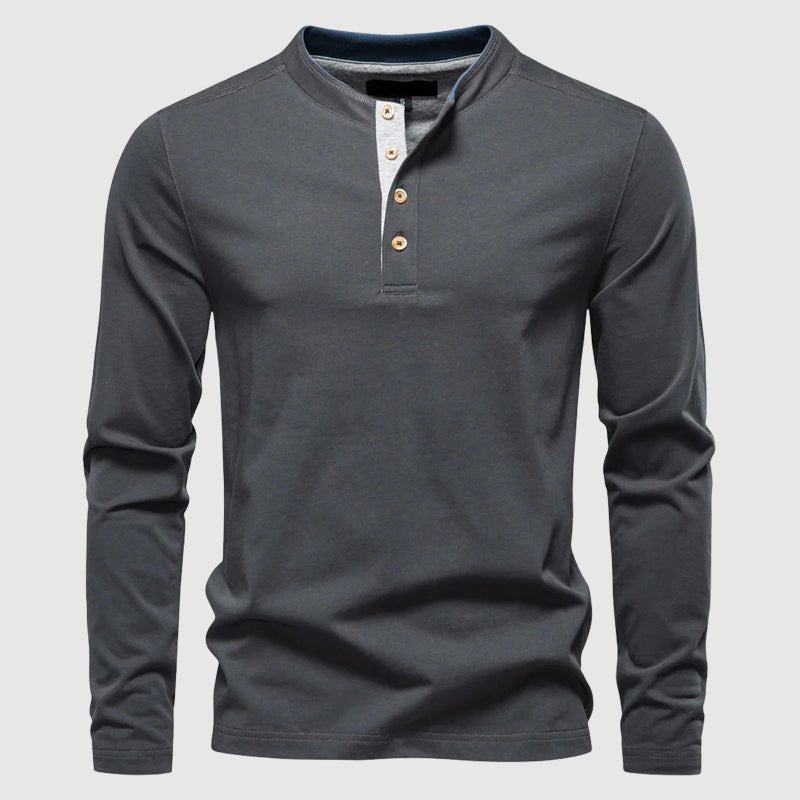Victor Duval Irvington Henley Shirt - Intofa