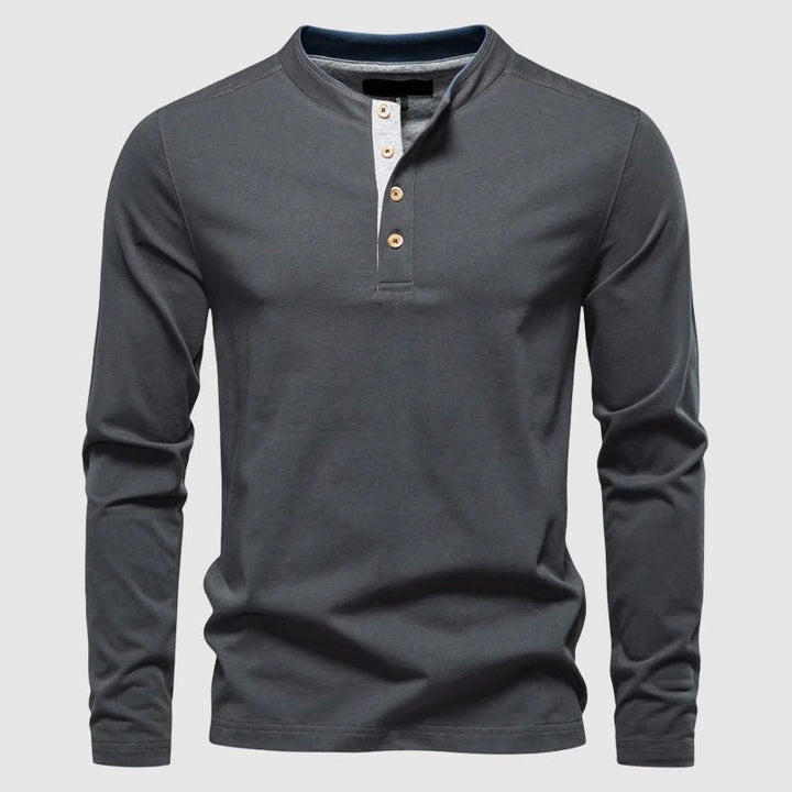 Victor Duval Irvington Henley Shirt - Intofa