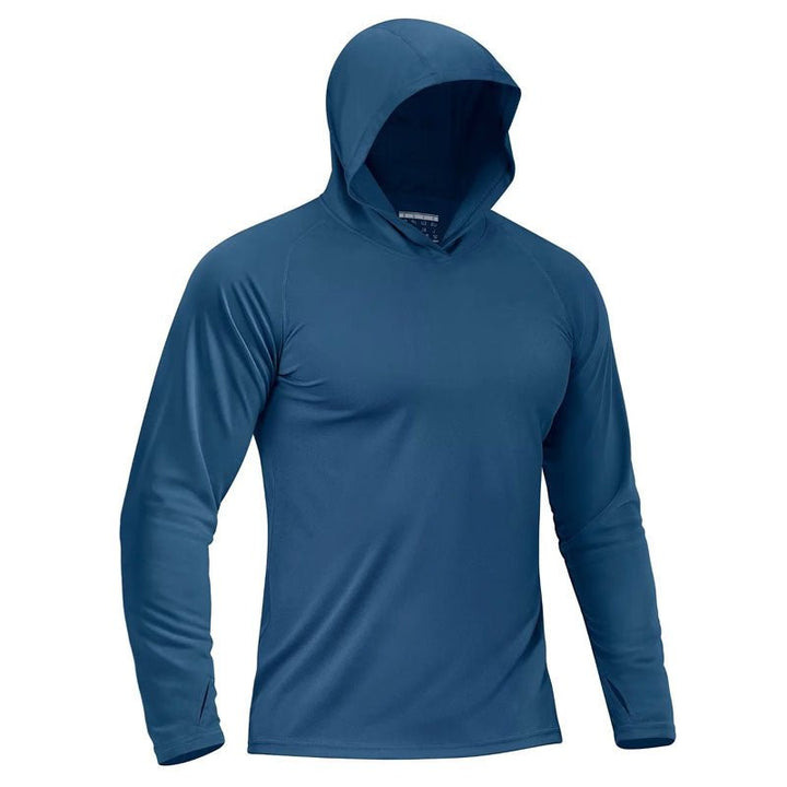 Victor Duval Long Sleeve Hooded Sports Shirt - Intofa