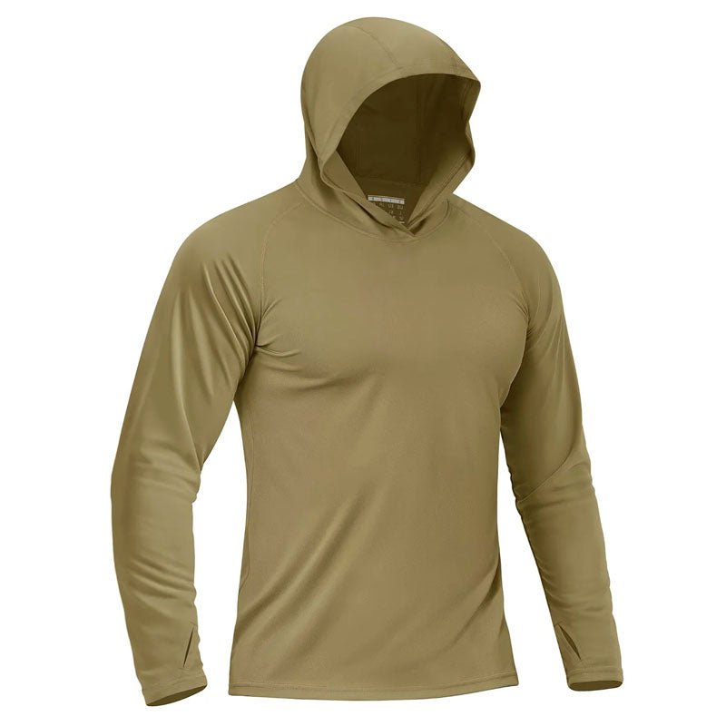 Victor Duval Long Sleeve Hooded Sports Shirt - Intofa