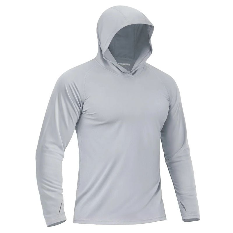 Victor Duval Long Sleeve Hooded Sports Shirt - Intofa