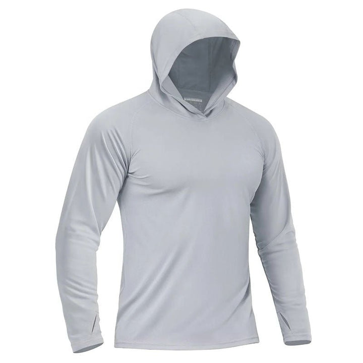 Victor Duval Long Sleeve Hooded Sports Shirt - Intofa