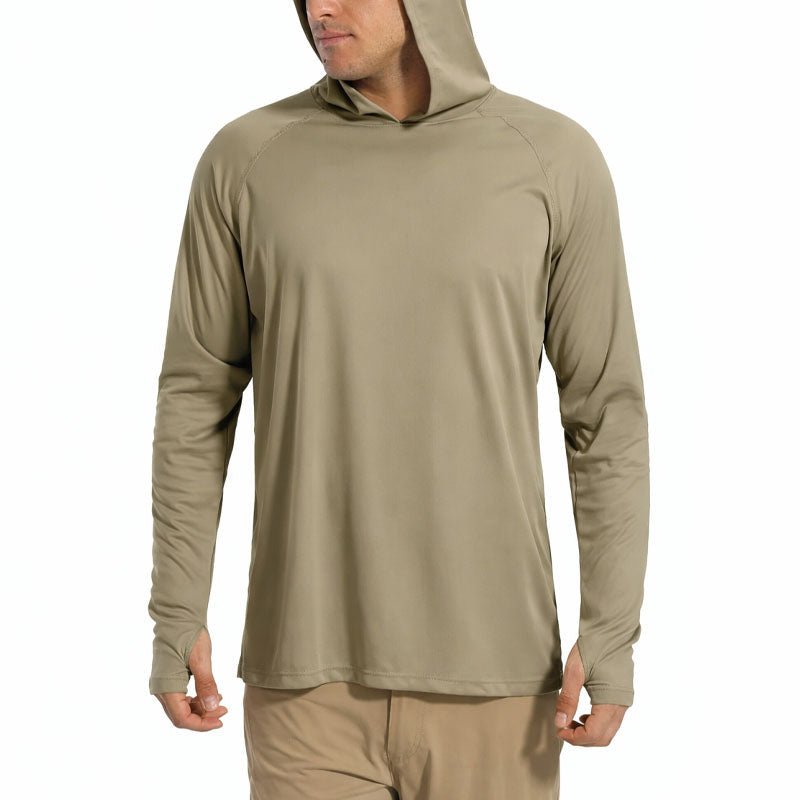 Victor Duval Long Sleeve Hooded Sports Shirt - Intofa