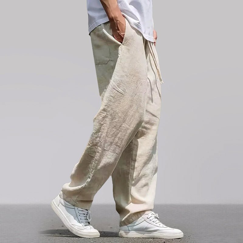 Victor Duval Loose Cotton Pants - Intofa
