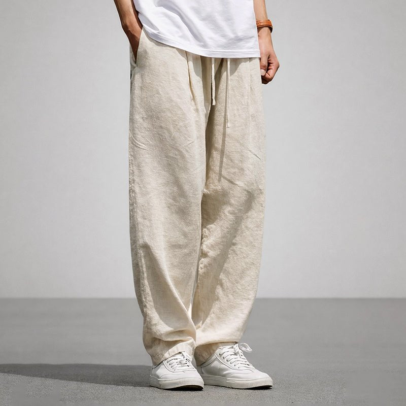 Victor Duval Loose Cotton Pants - Intofa