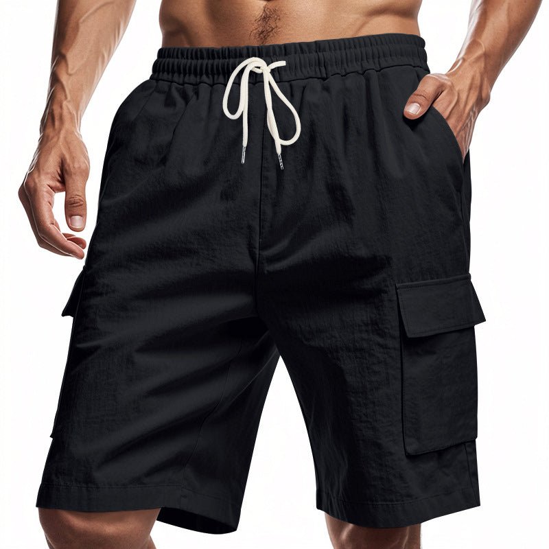 Victor Duval Midtown Linen Shorts - Intofa