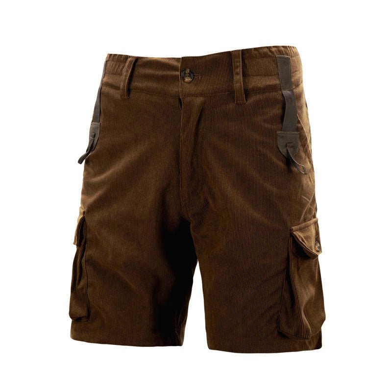 Victor Duval Outdoor Corduroy Cargo Shorts - Intofa