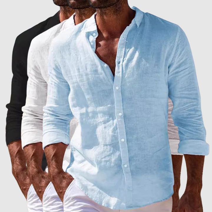 Victor Duval Puglia Linen Shirt - Intofa
