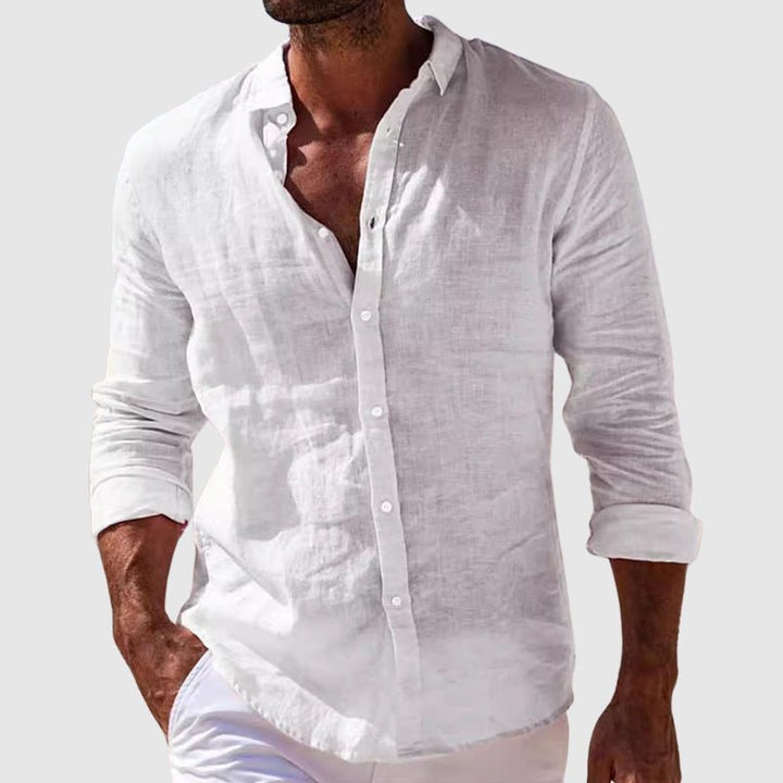 Victor Duval Puglia Linen Shirt - Intofa