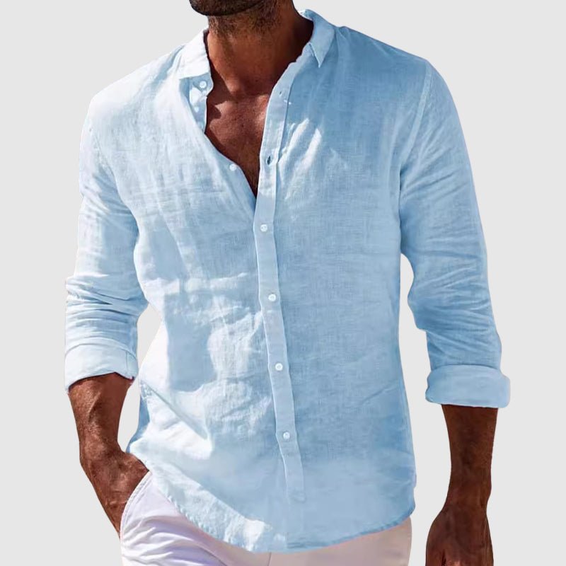 Victor Duval Puglia Linen Shirt - Intofa