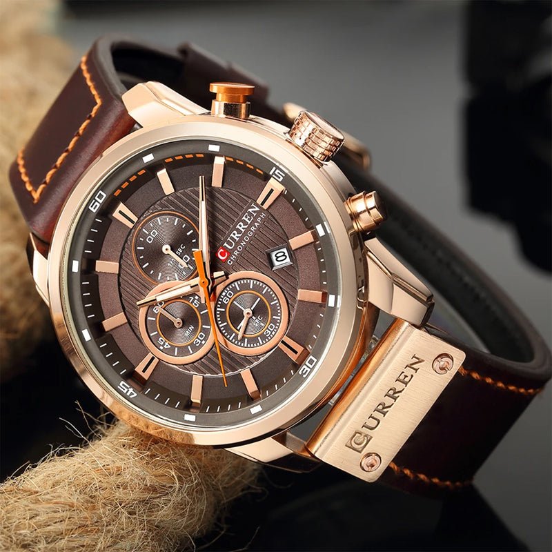 Victor Duval Sterling Chronograph Watch - Intofa