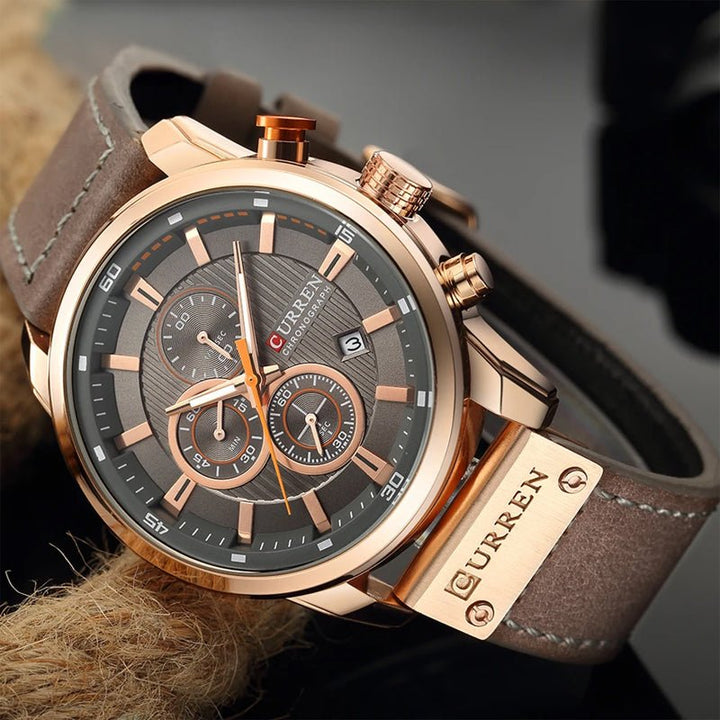 Victor Duval Sterling Chronograph Watch - Intofa