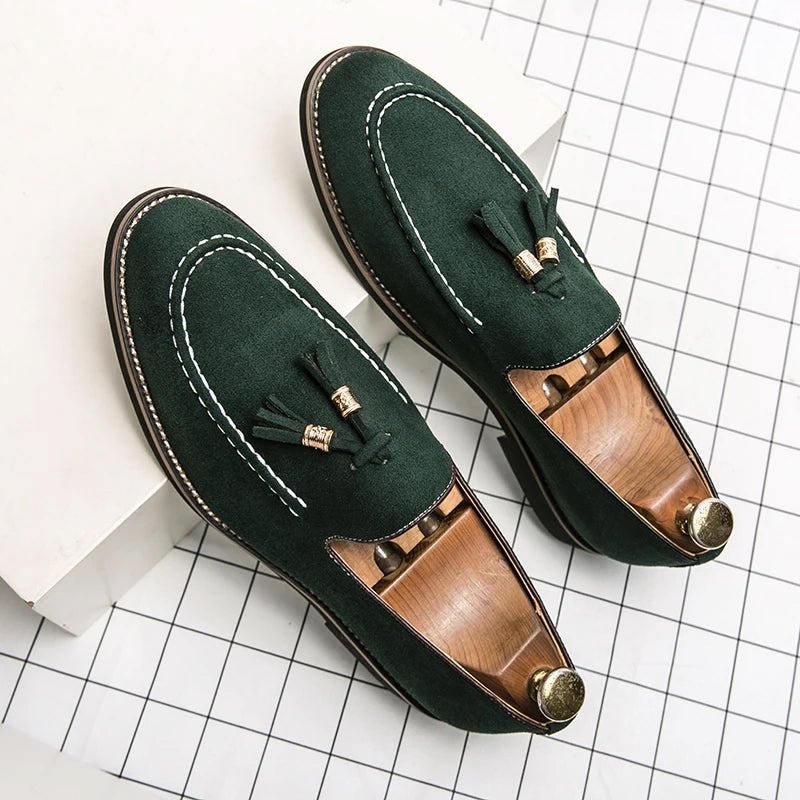Victor Duval Tesoro Suede Loafers - Intofa