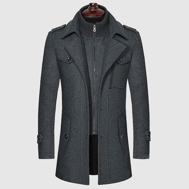 Victor Duval Verdant Wool Blends Coat - INTOFA