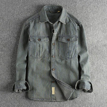 Victor Duval Vintage Denim Shirt - Intofa
