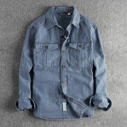 Victor Duval Vintage Denim Shirt - Intofa