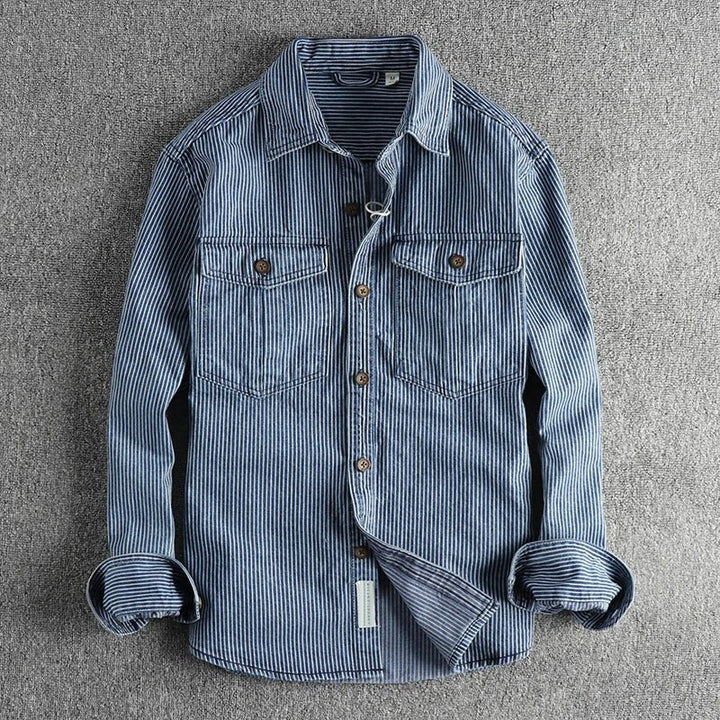 Victor Duval Vintage Denim Shirt - Intofa