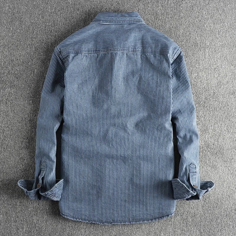 Victor Duval Vintage Denim Shirt - Intofa