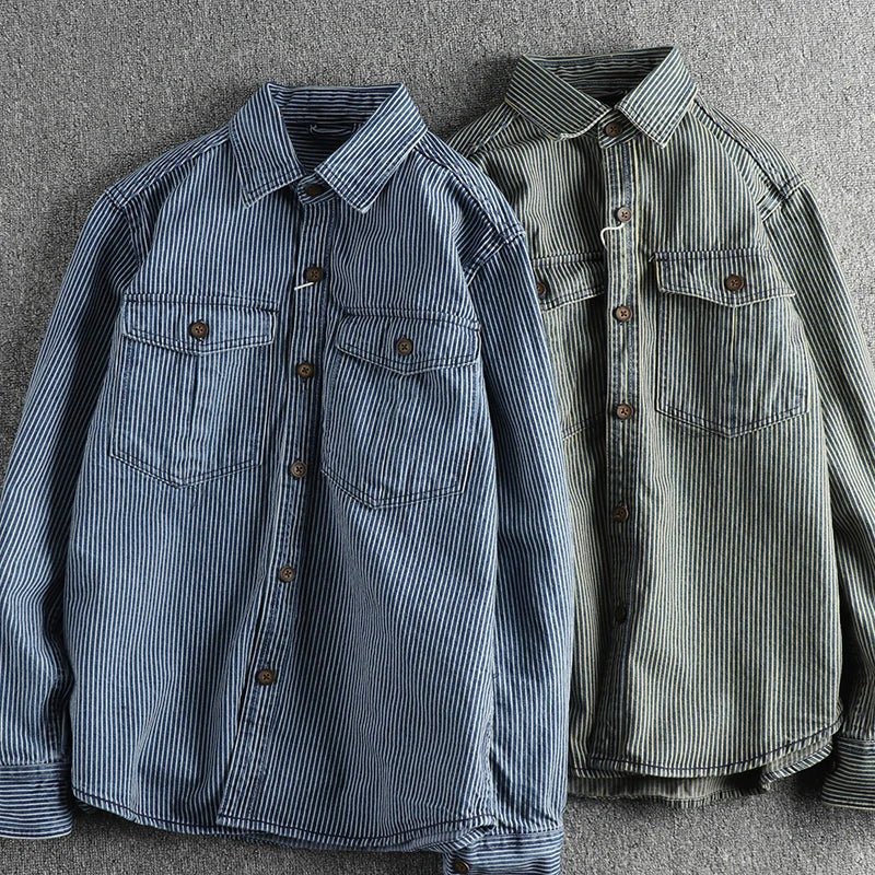 Victor Duval Vintage Denim Shirt - Intofa