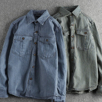 Victor Duval Vintage Denim Shirt - Intofa