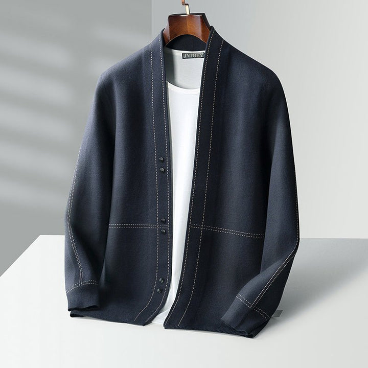 Victor Duval Wool Weaver Cardigan - Intofa