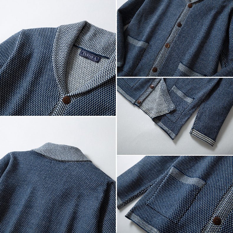 Victor Lévêque Ardent Jacquard Cardigan - Intofa