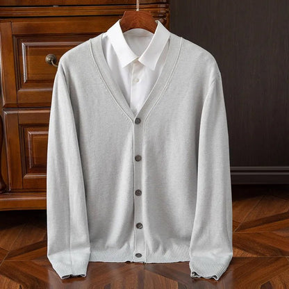 Victor Lévêque Classic Cashmere Cardigan - INTOFA