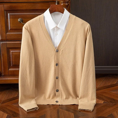 Victor Lévêque Classic Cashmere Cardigan - INTOFA