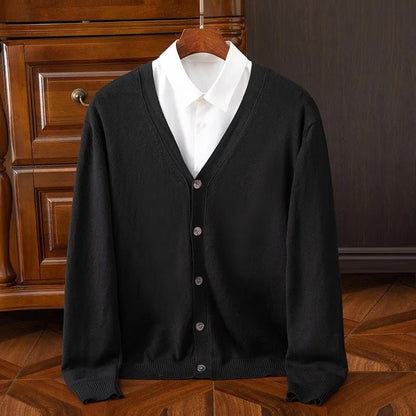 Victor Lévêque Classic Cashmere Cardigan - INTOFA