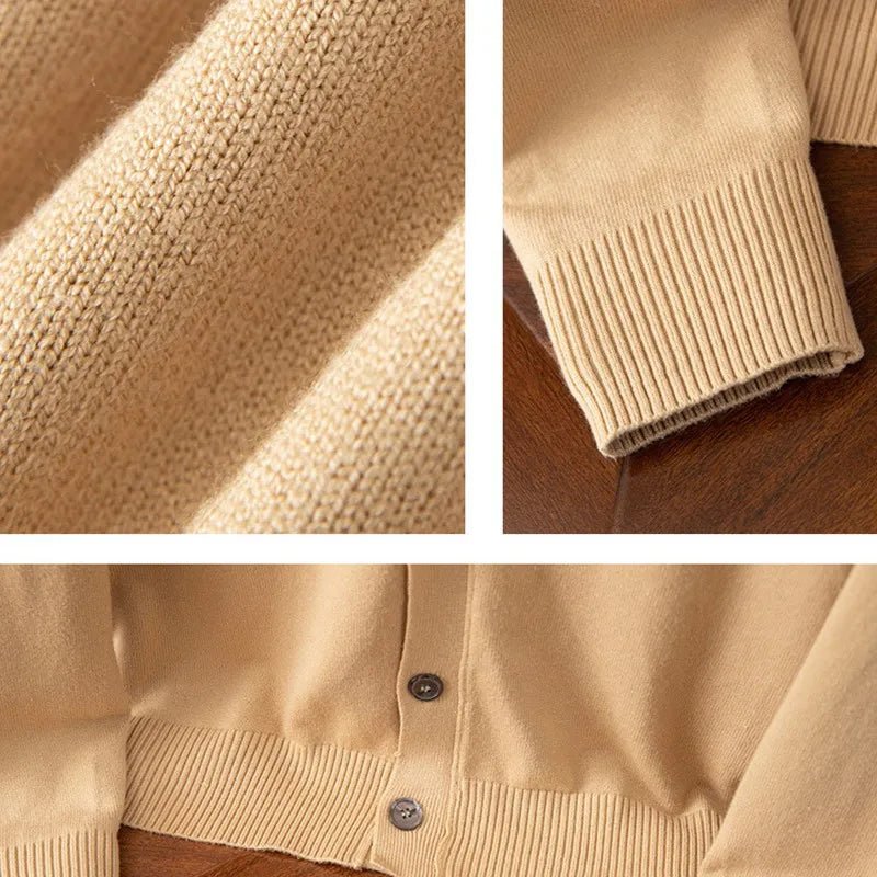 Victor Lévêque Classic Cashmere Cardigan - INTOFA