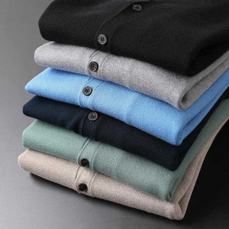 Victor Lévêque Classic Cashmere Cardigan - INTOFA