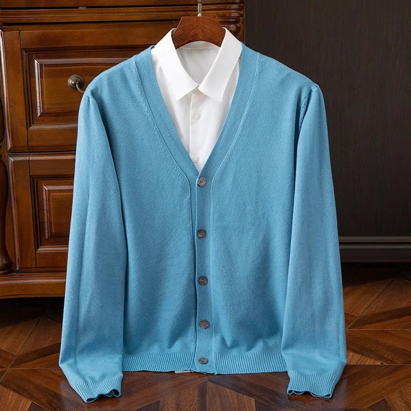 Victor Lévêque Classic Cashmere Cardigan - INTOFA