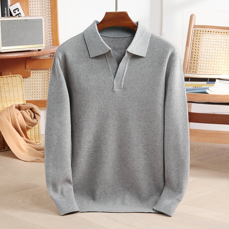 Victor Lévêque Knit Polo Sweater - Intofa