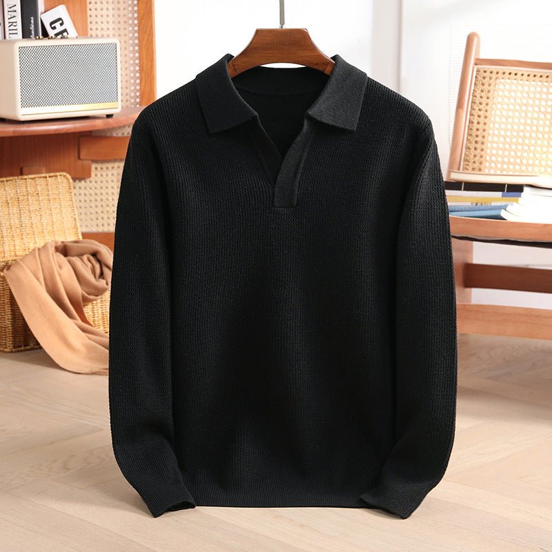 Victor Lévêque Knit Polo Sweater - Intofa