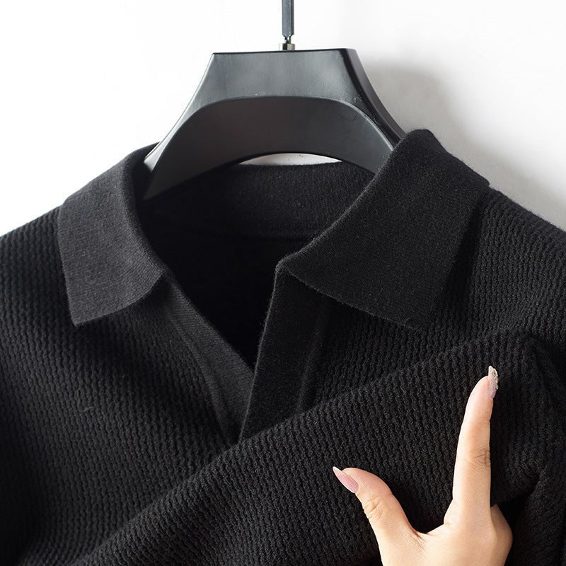 Victor Lévêque Knit Polo Sweater - Intofa
