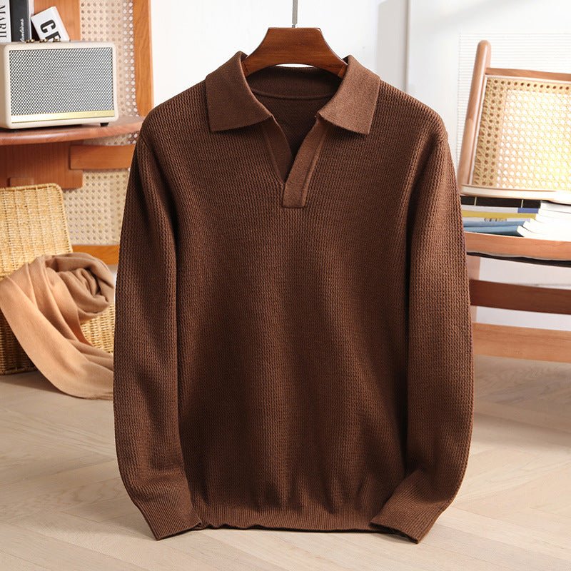 Victor Lévêque Knit Polo Sweater - Intofa